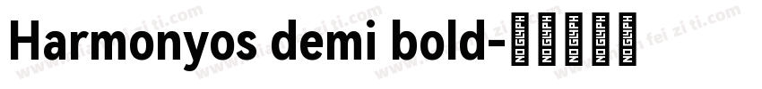 Harmonyos demi bold字体转换